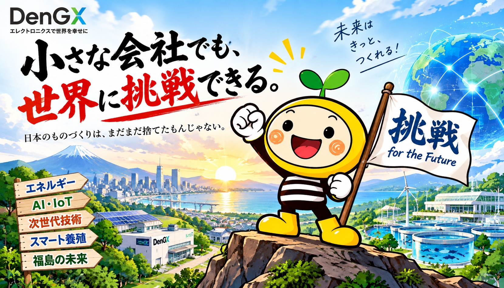 小さな会社でも、世界に挑戦できる。